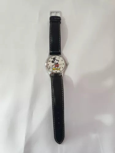 1990s Mens Womens Vintage 34mm Ingersoll Disney Mickey Mouse Wrist Watch ZR26164